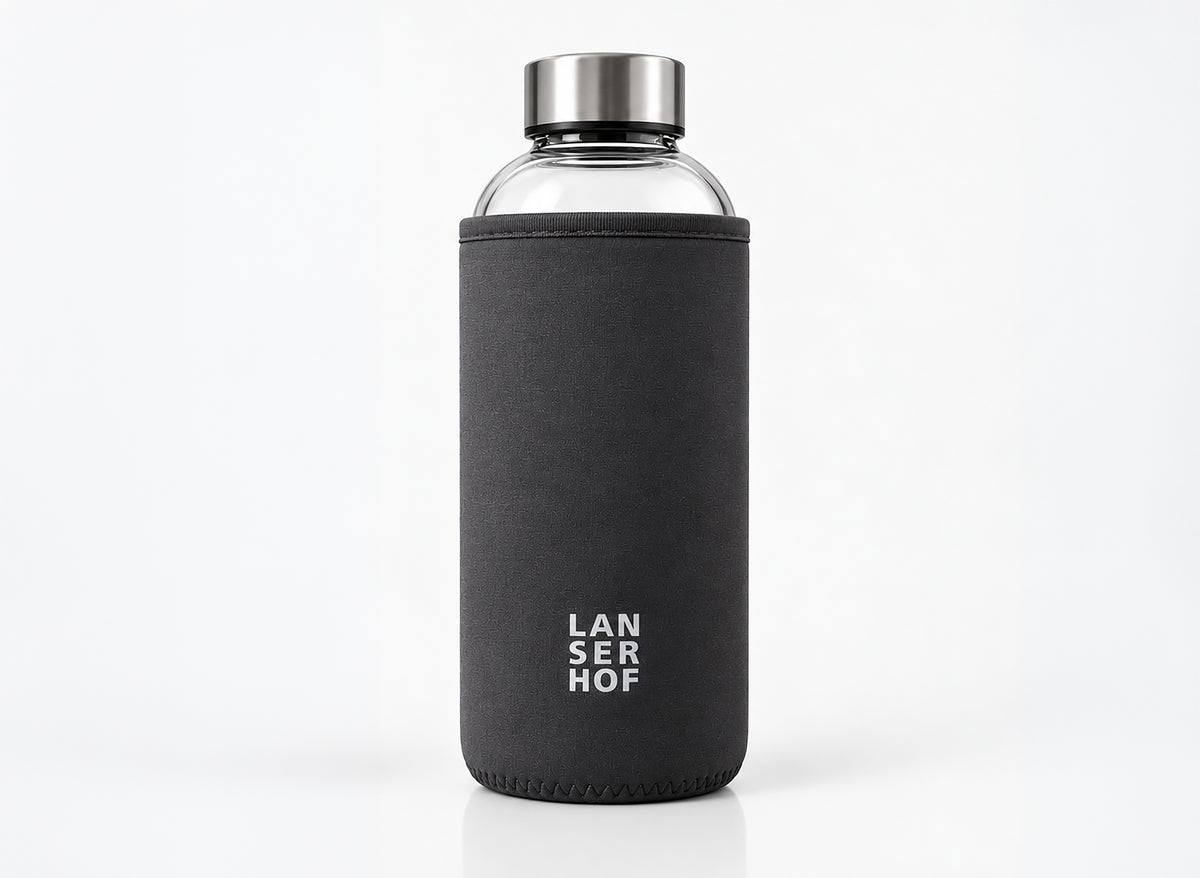 Lanserhof stainless steel shaker with mix ball