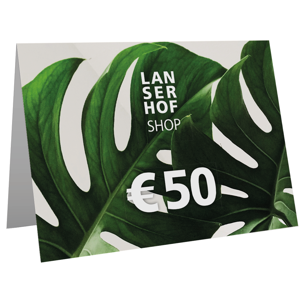 Gutschein-Karte Lanserhof Shop