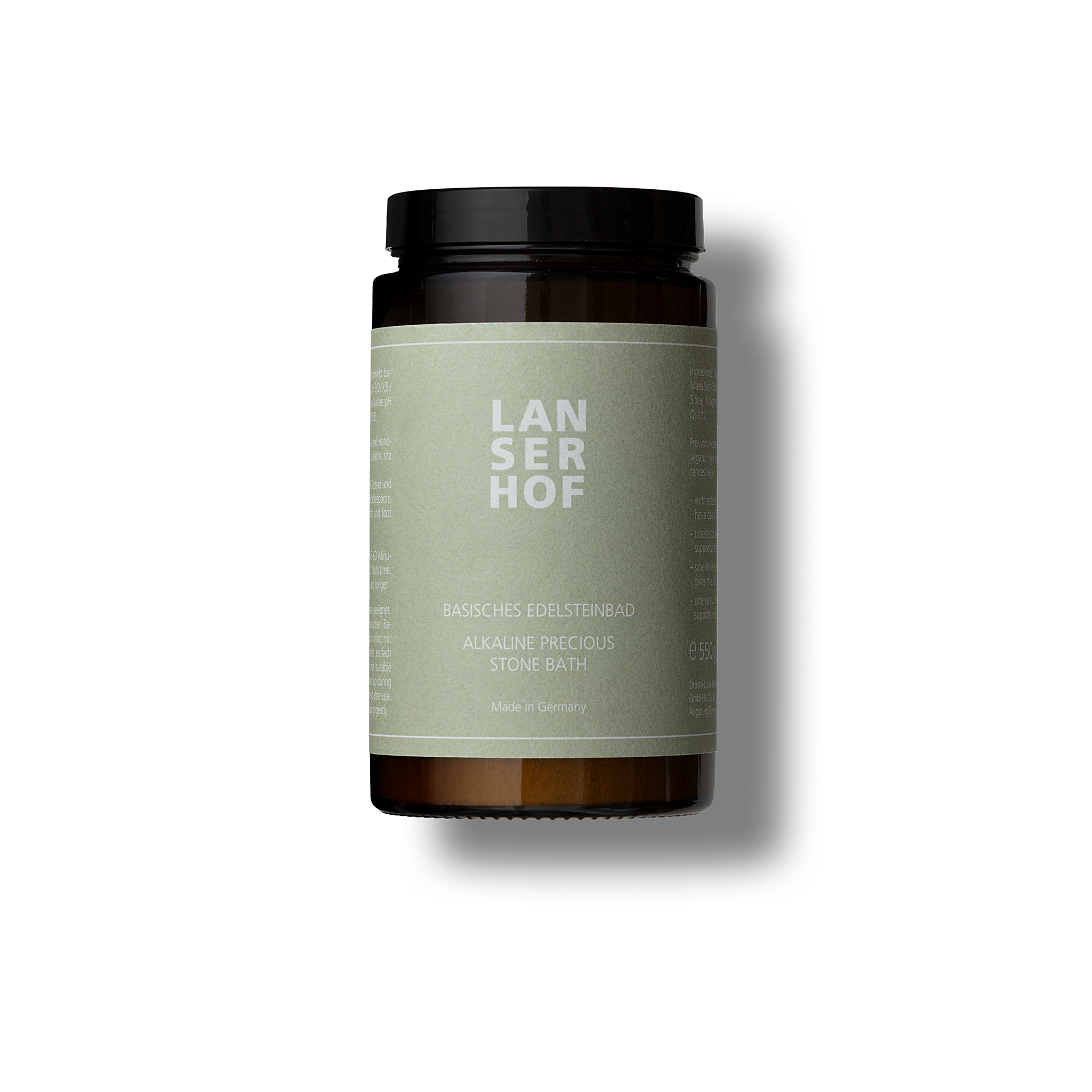 Alkaline gemstone bath