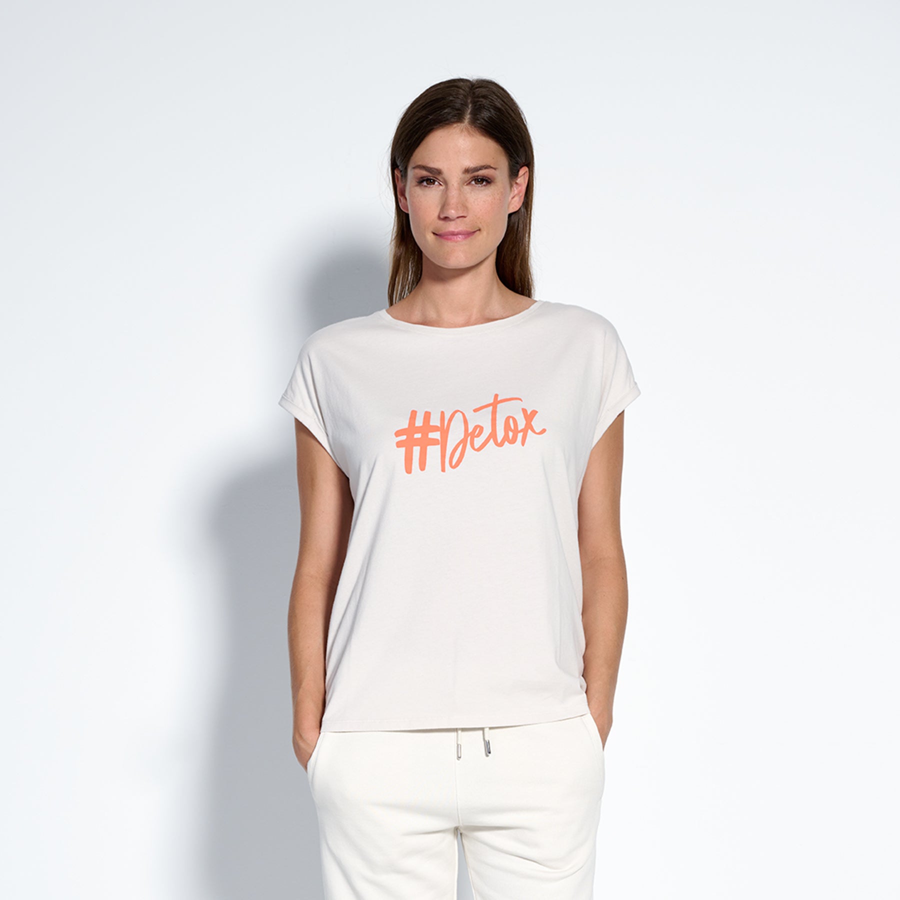 Lanserhof x Juvia Washed CO Boxy Shirt Women "Detox"