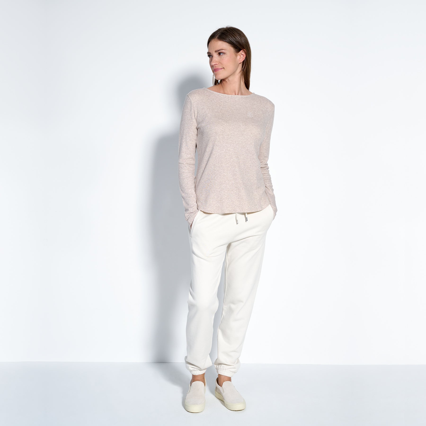 Lanserhof x Juvia CO Fleece Trousers Baggy Fit Women