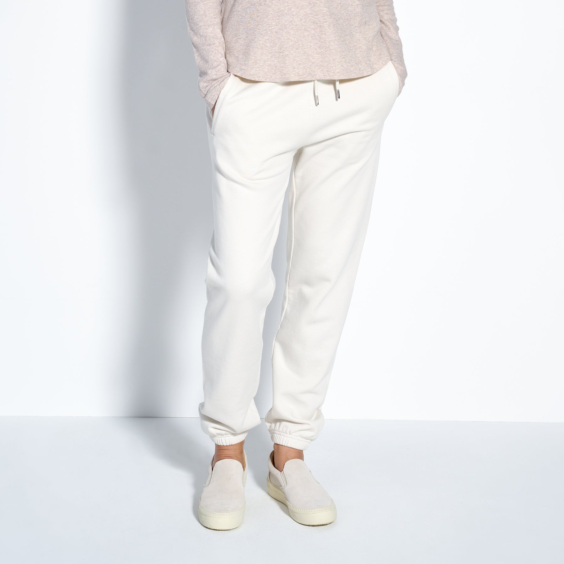 Lanserhof x Juvia CO Fleece Trousers Baggy Fit Women