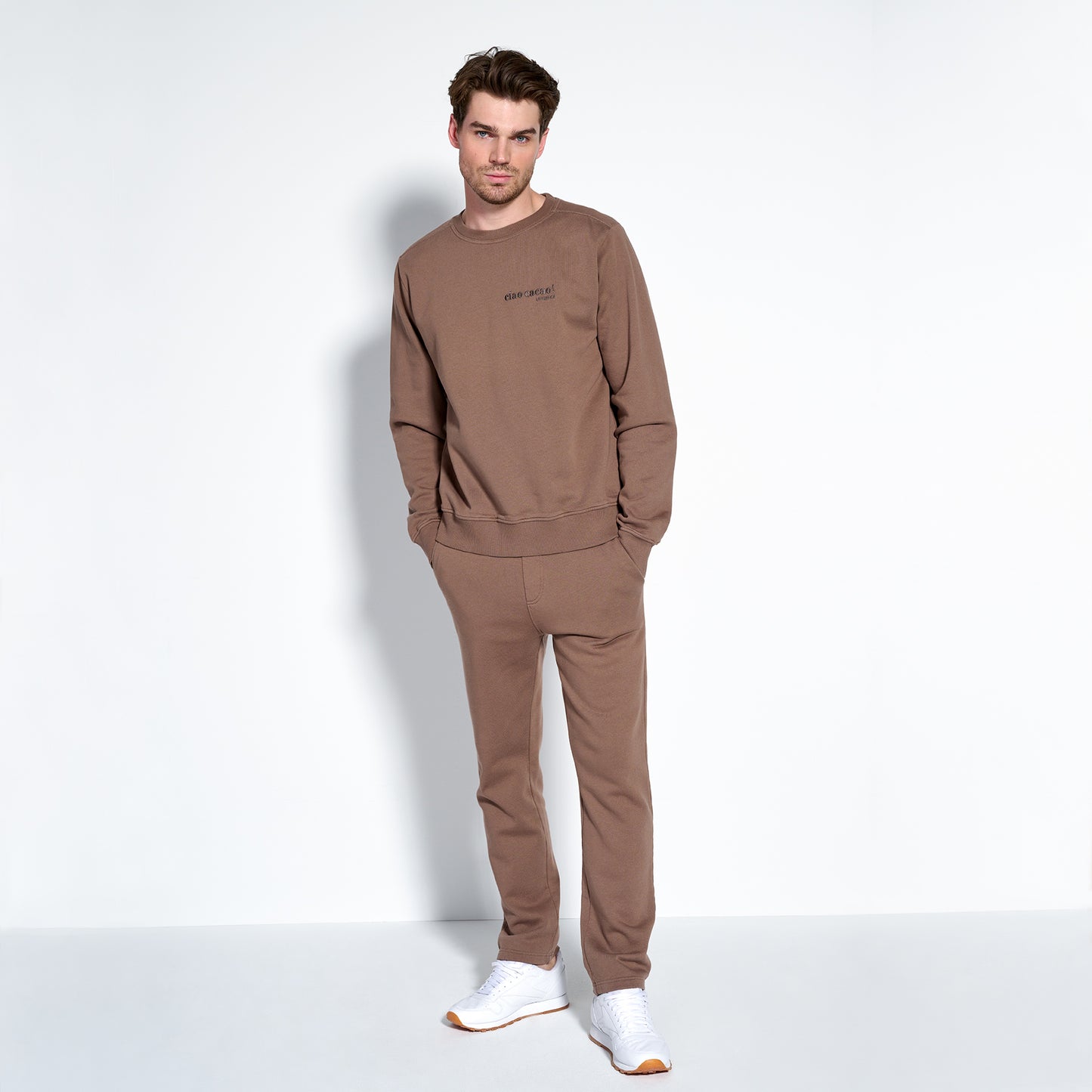 Lanserhof x Juvia CO Pull Polaire Homme "ciao cacao" 