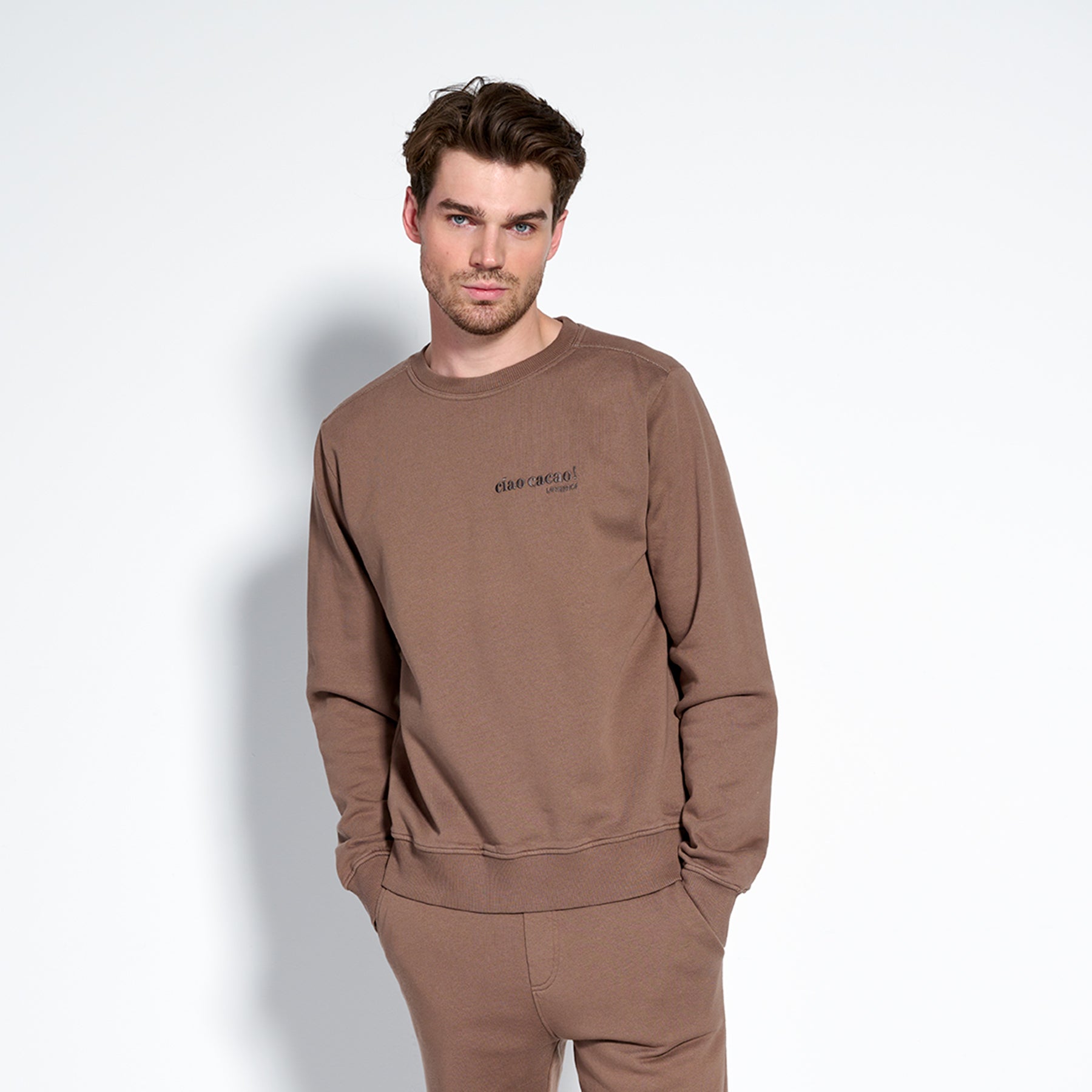 Lanserhof x Juvia CO Fleece Sweater Men "ciao cacao"