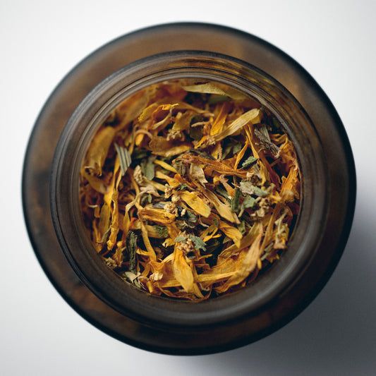 defense tea in a jar