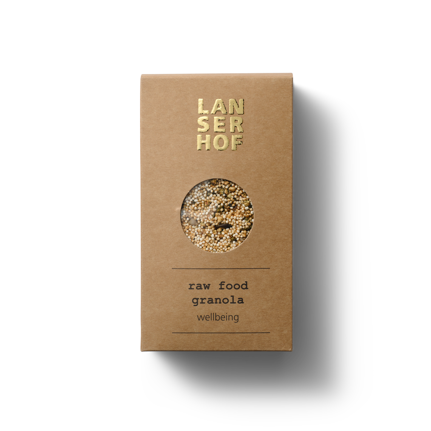 Lanserhof organic raw food granola - well being