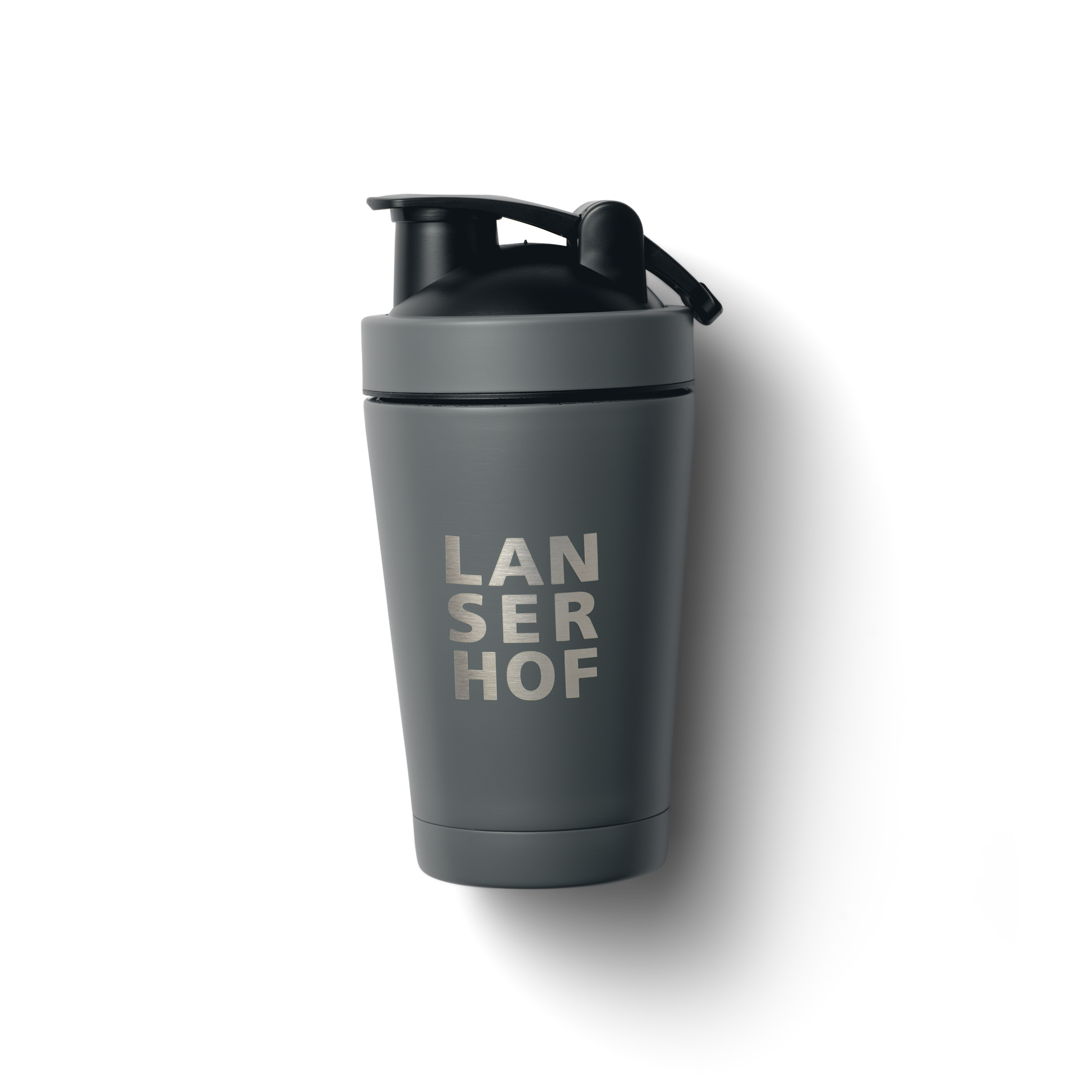 Lanserhof stainless steel shaker with mix ball