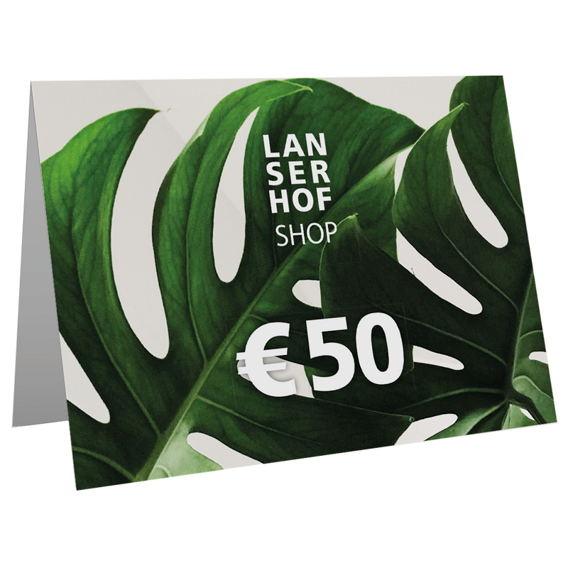 Voucher card Lanserhof online shop: 25 - 250 EUR