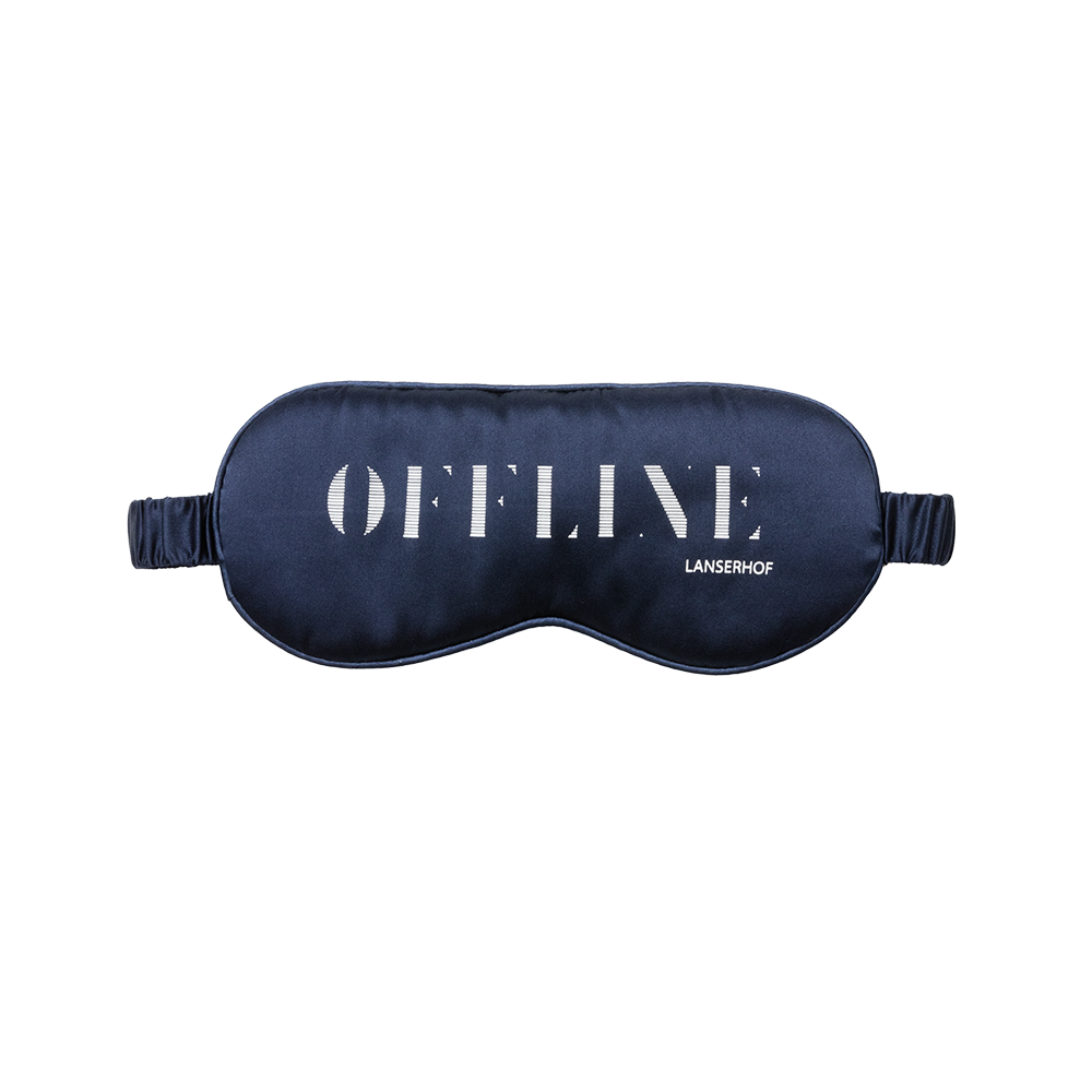 Seiden-Schlafmaske "Offline"
